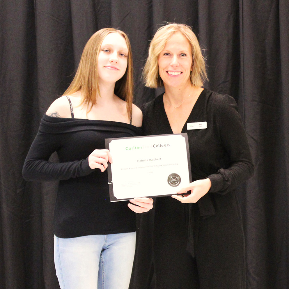 The 2025 Kristjan & Jennie Thordarson / TLF Dirtworx SIOS Scholarship - Isabella Haichert, Continuing Care Assistant