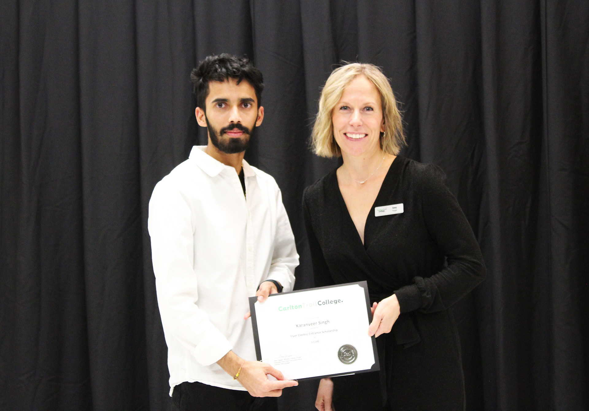 Karanveer Singh Electrician 2025 Flyer Electric Entrance Scholarship