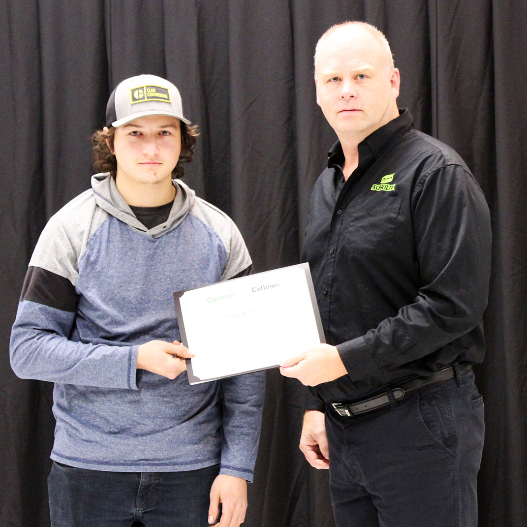 The 2025 Schulte Industries SIOS Scholarship - Kyler Wickstrom, Welding